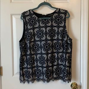 Banana Republic Sleeveless Blouse - Size XL
